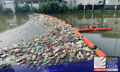 Trash traps sa Maricaban Creek sa Pasay City, handa na sa tag-ulan