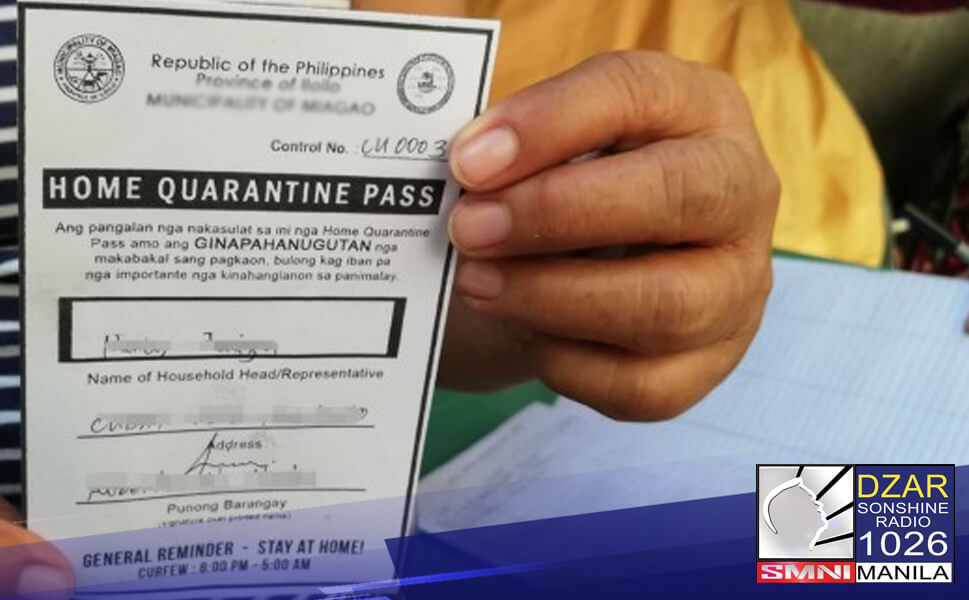 Quarantine pass, ibibigay sa mga piling hindi bakunadong indibidwal - DILG